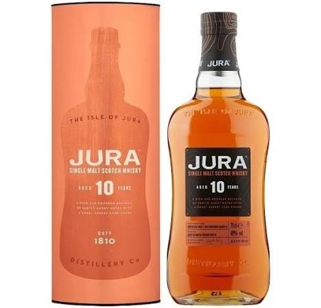 Jura 10 Year Old Single Malt Scotch Whisky 70cl