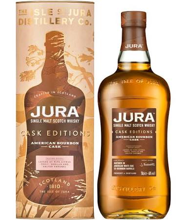 Jura Single Malt Scotch Whisky American Bourbon Cask 70cl 18+