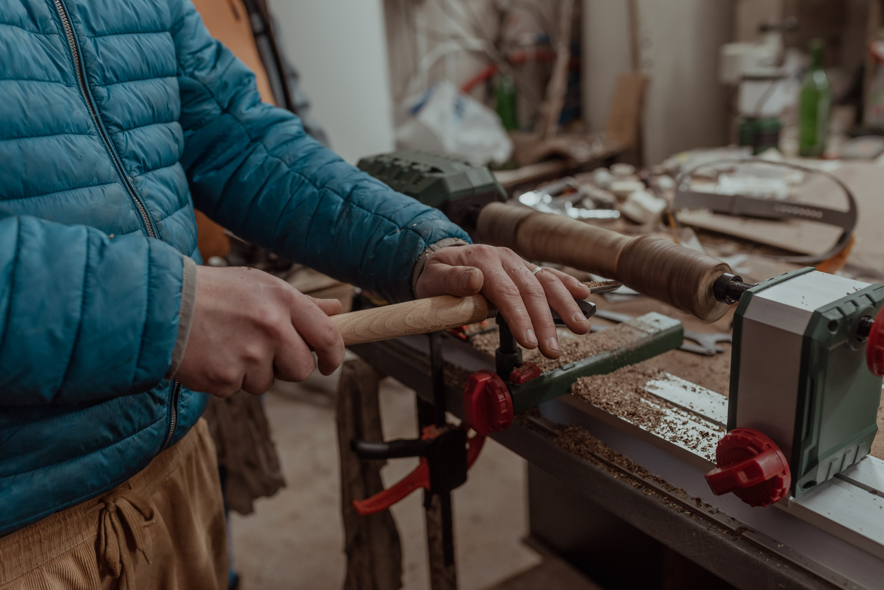 Atelier Initiation au tour à bois, initié par Stan, 3h
