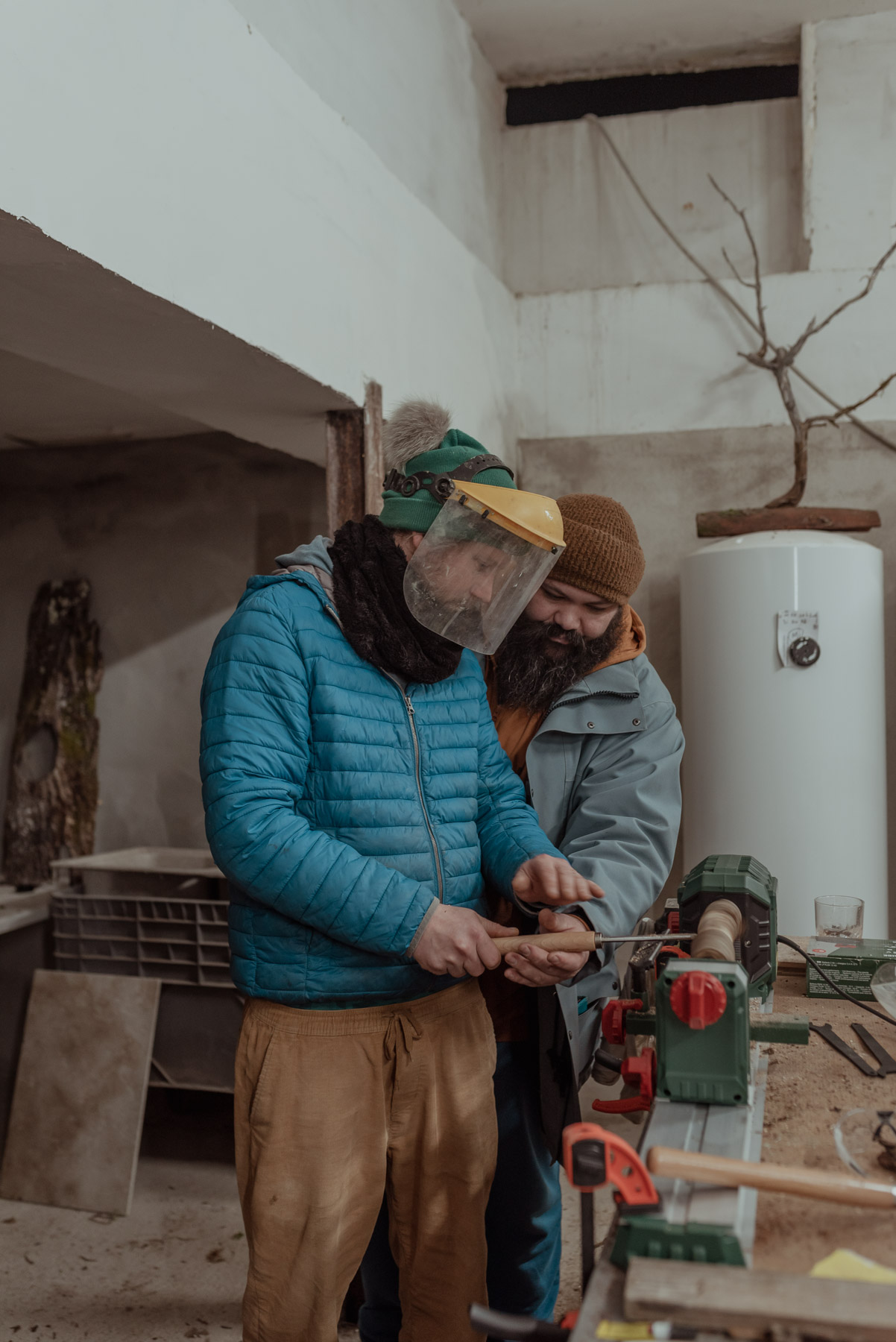 Atelier Initiation au tour à bois, initié par Stan, 3h