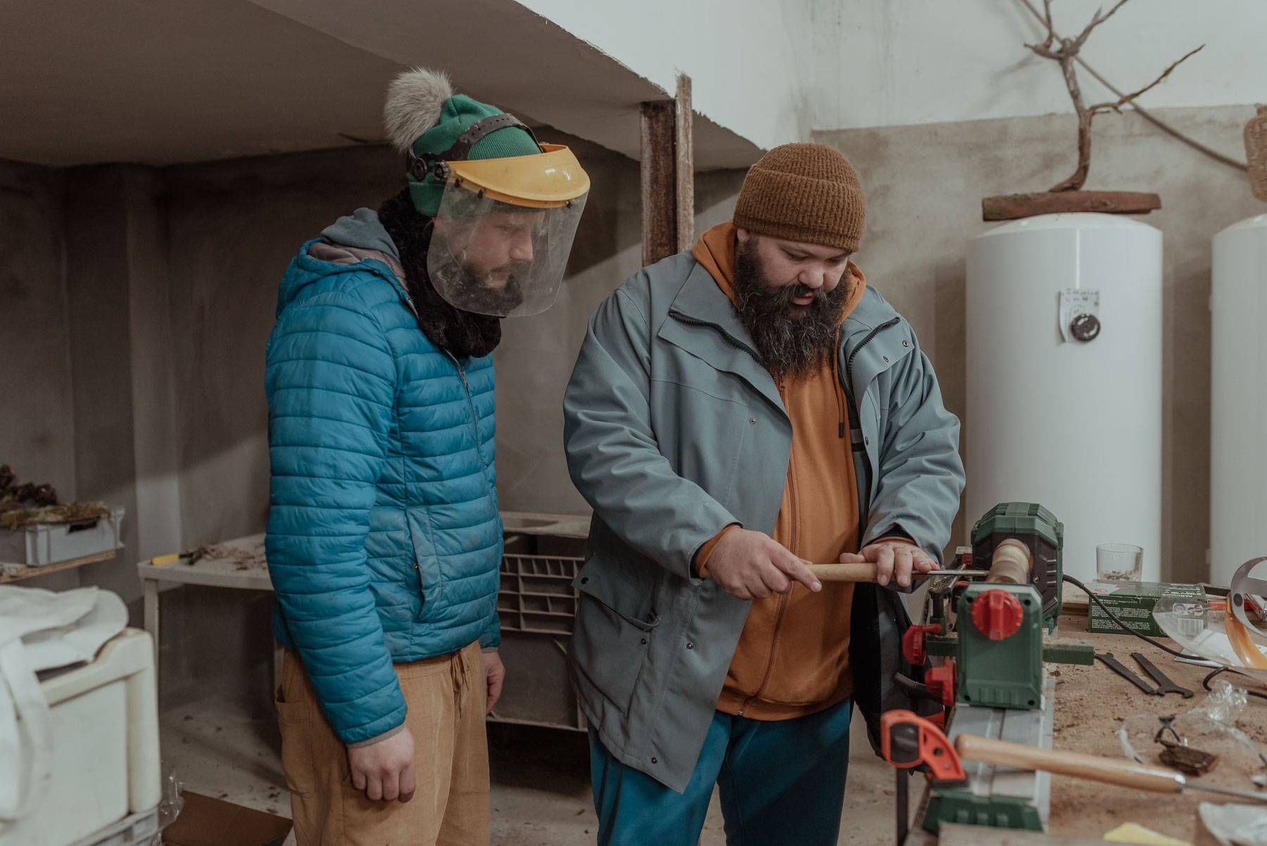 Atelier Initiation au tour à bois, initié par Stan, 3h