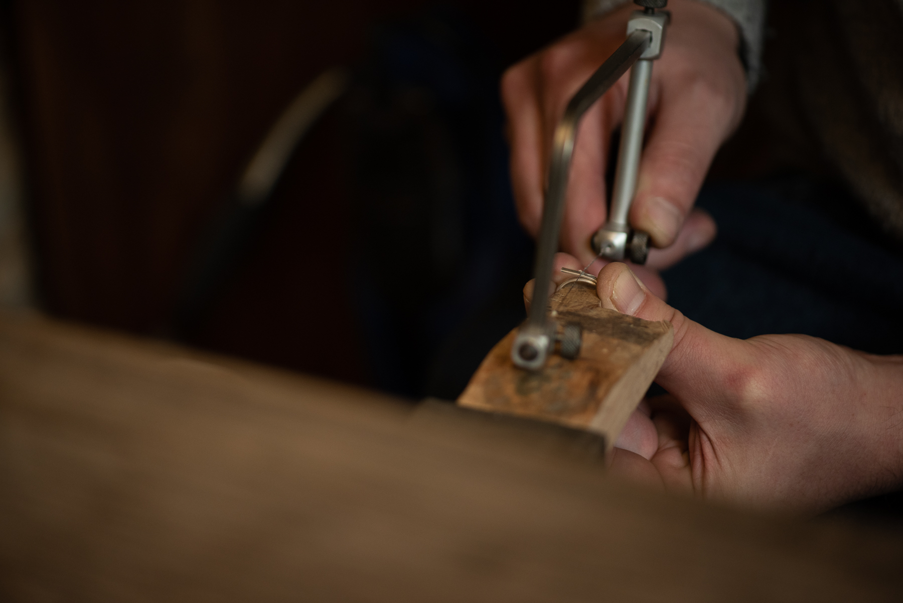 Atelier fabrication d'une bague en argent