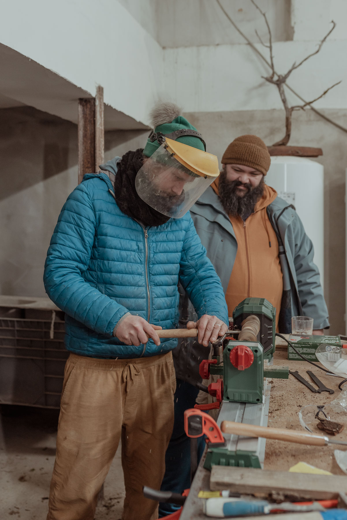 Atelier Initiation au tour à bois, initié par Stan, 3h