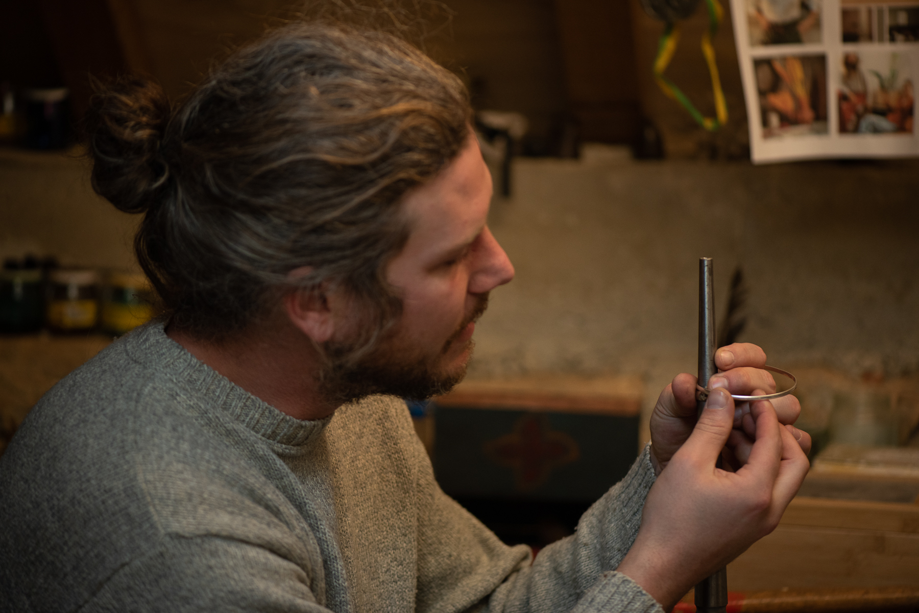 Atelier fabrication d'une bague en argent