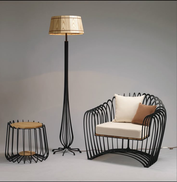Modern Iron Lounge Set