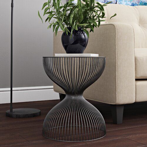 Modern Wire Accent Table