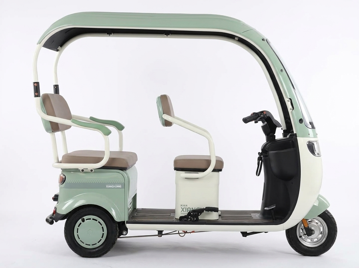 VERTEX Urban Leisure Passenger E-Trike (500W Canopy Model)