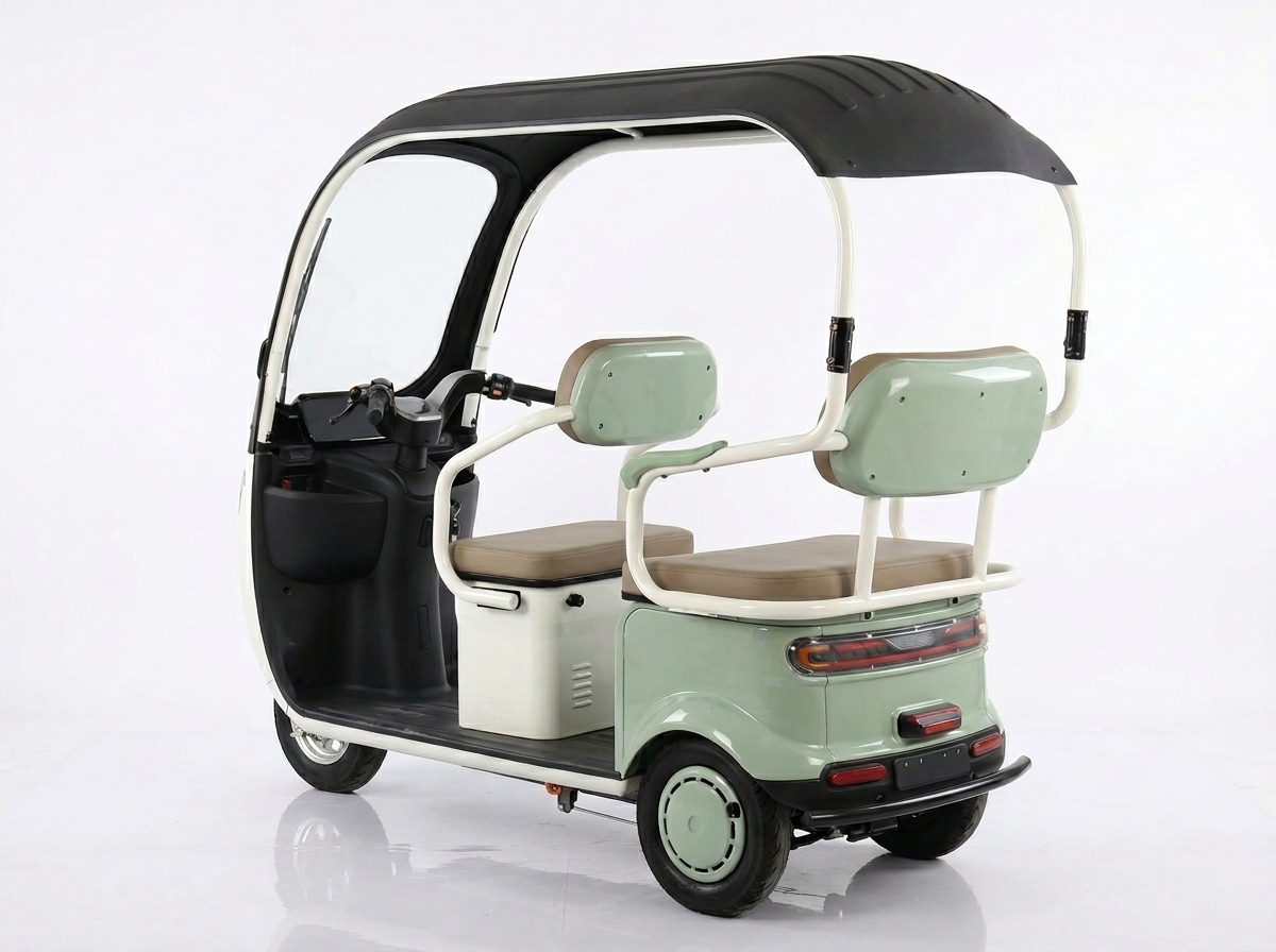 VERTEX Urban Leisure Passenger E-Trike (500W Canopy Model)