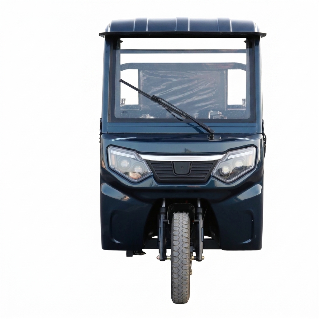 VERTEX Semi-Cabin Cargo E-Trike with Dumper (1200W)