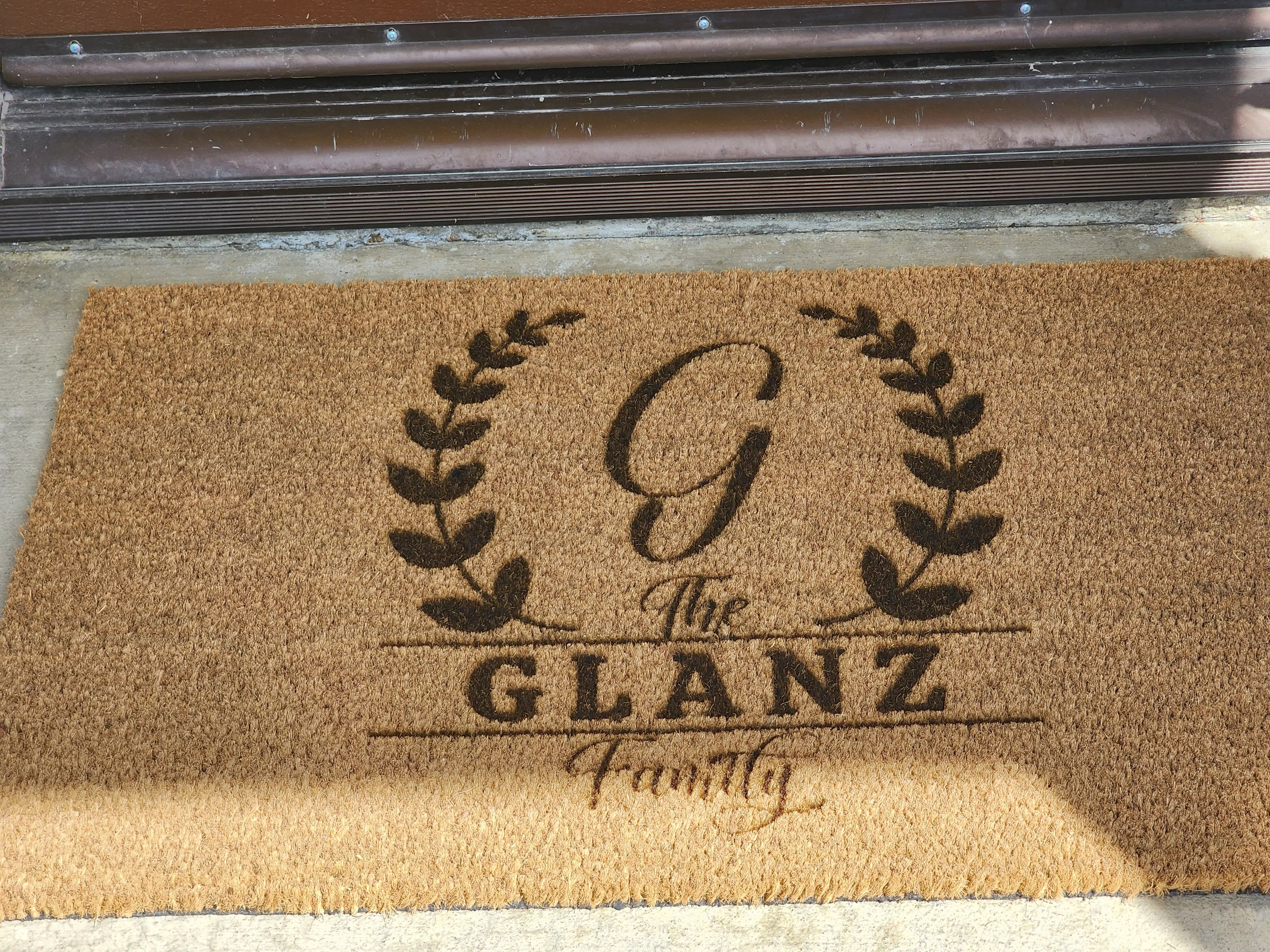 Personalized Family Doormat