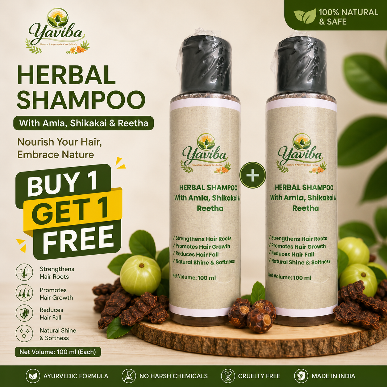 Yaviba Herbal Shampoo