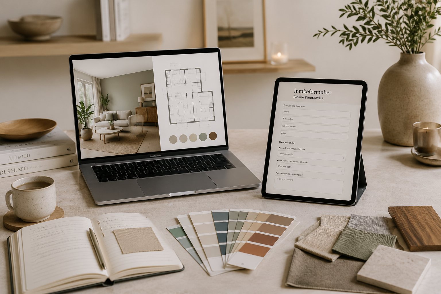 Online kleuradvies hele woning