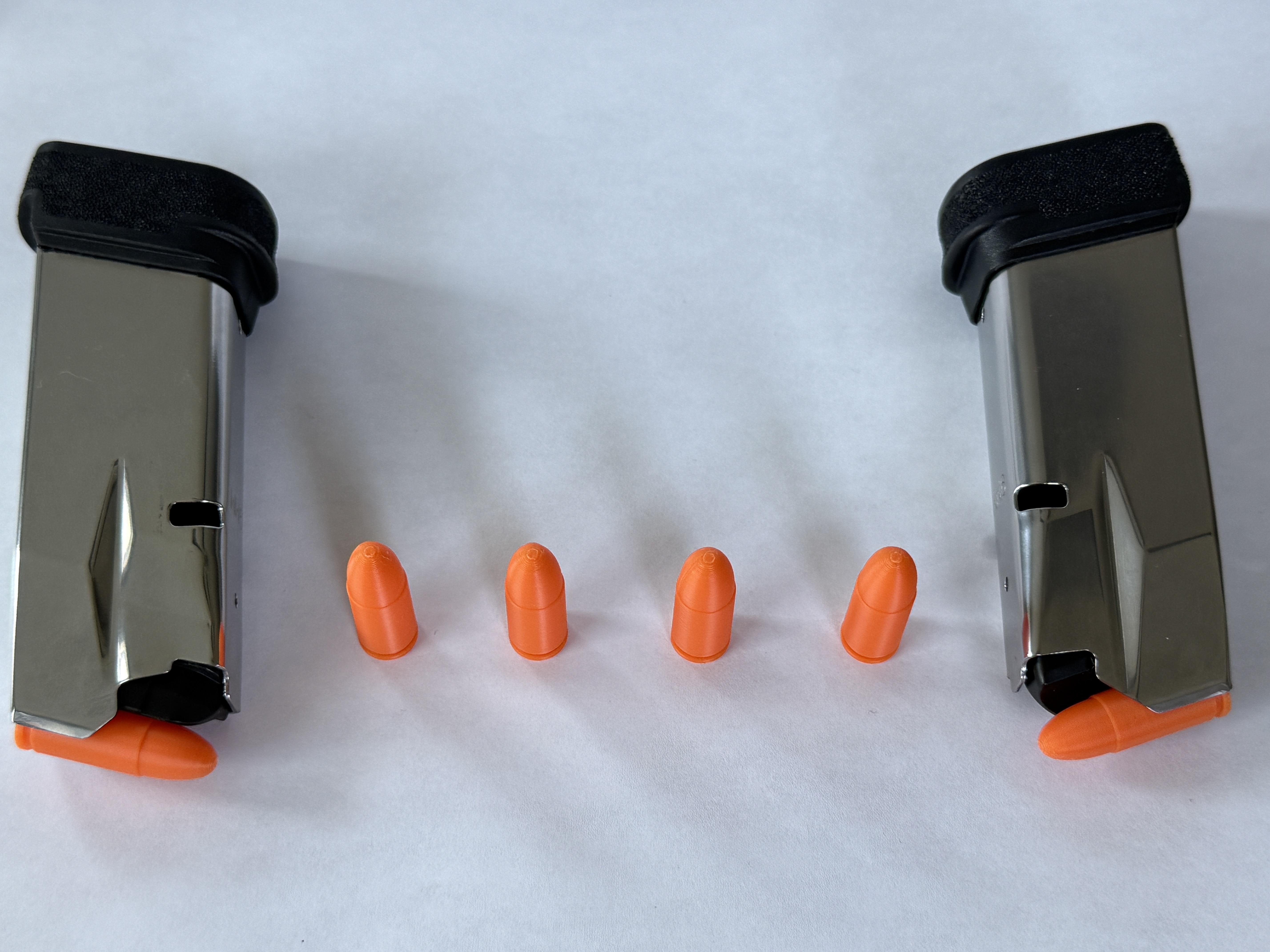 Inert 9mm Training Dummy Rounds