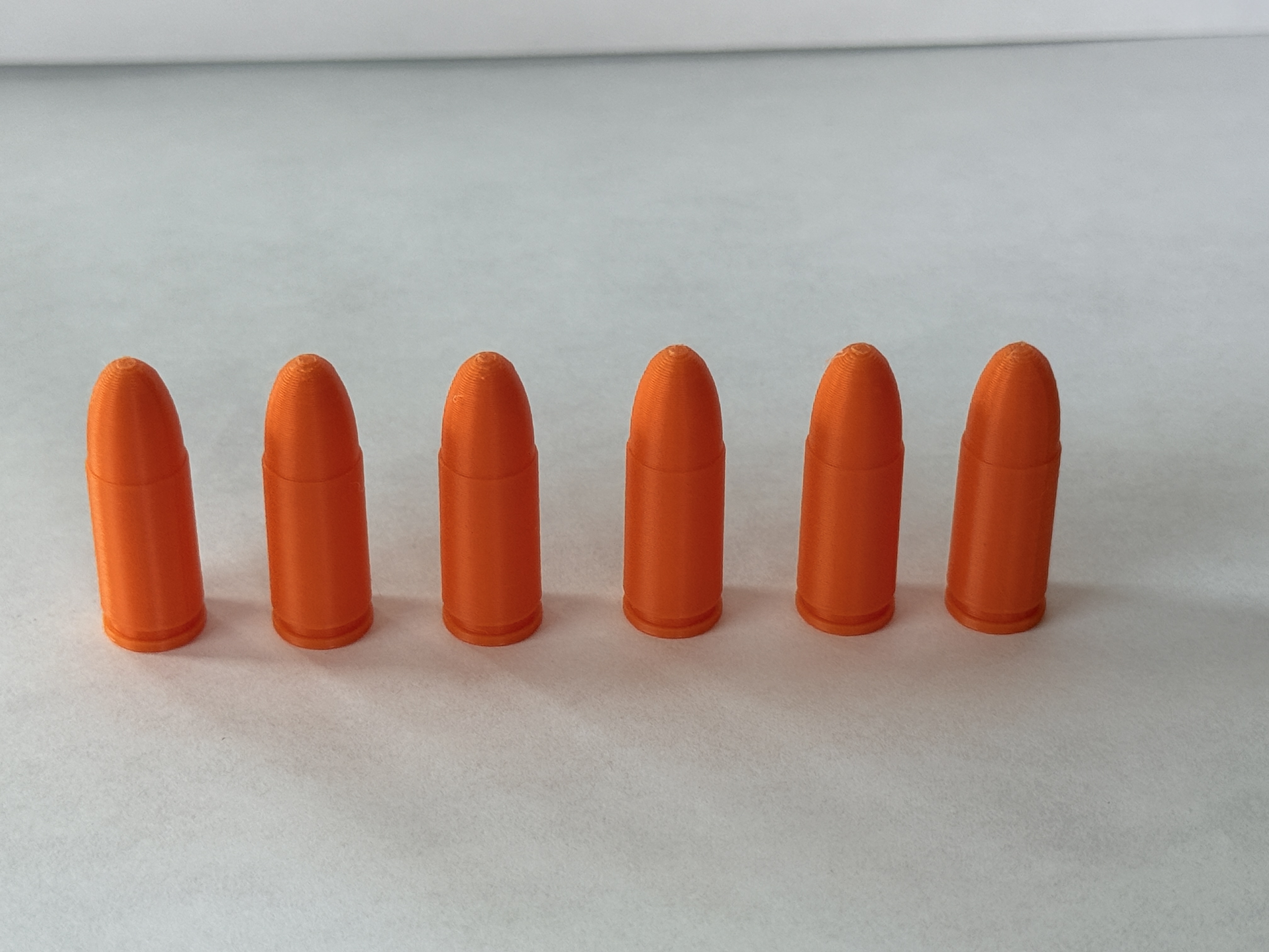 Inert 9mm Training Dummy Rounds