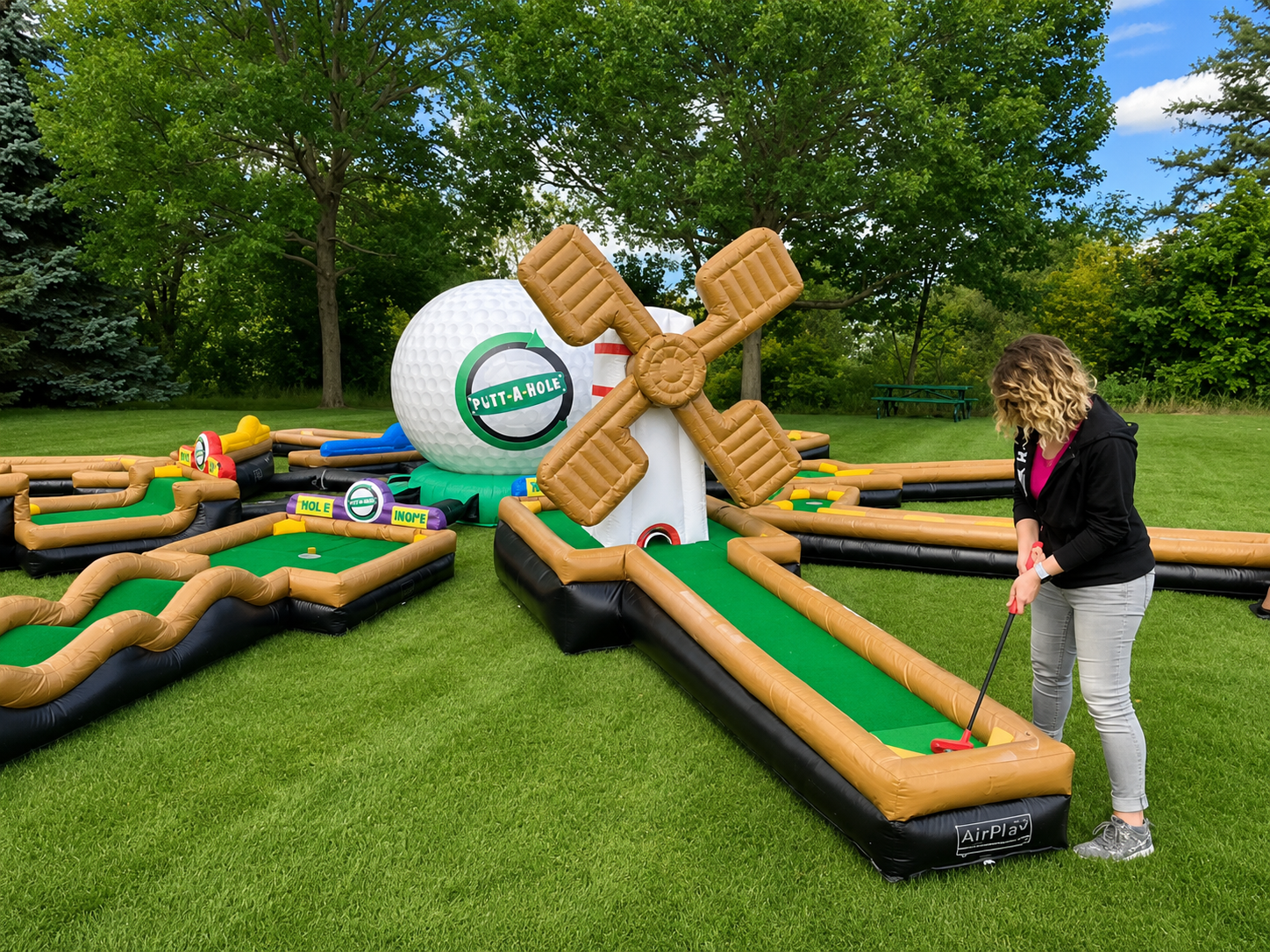 Inflatable Mini Golf Course