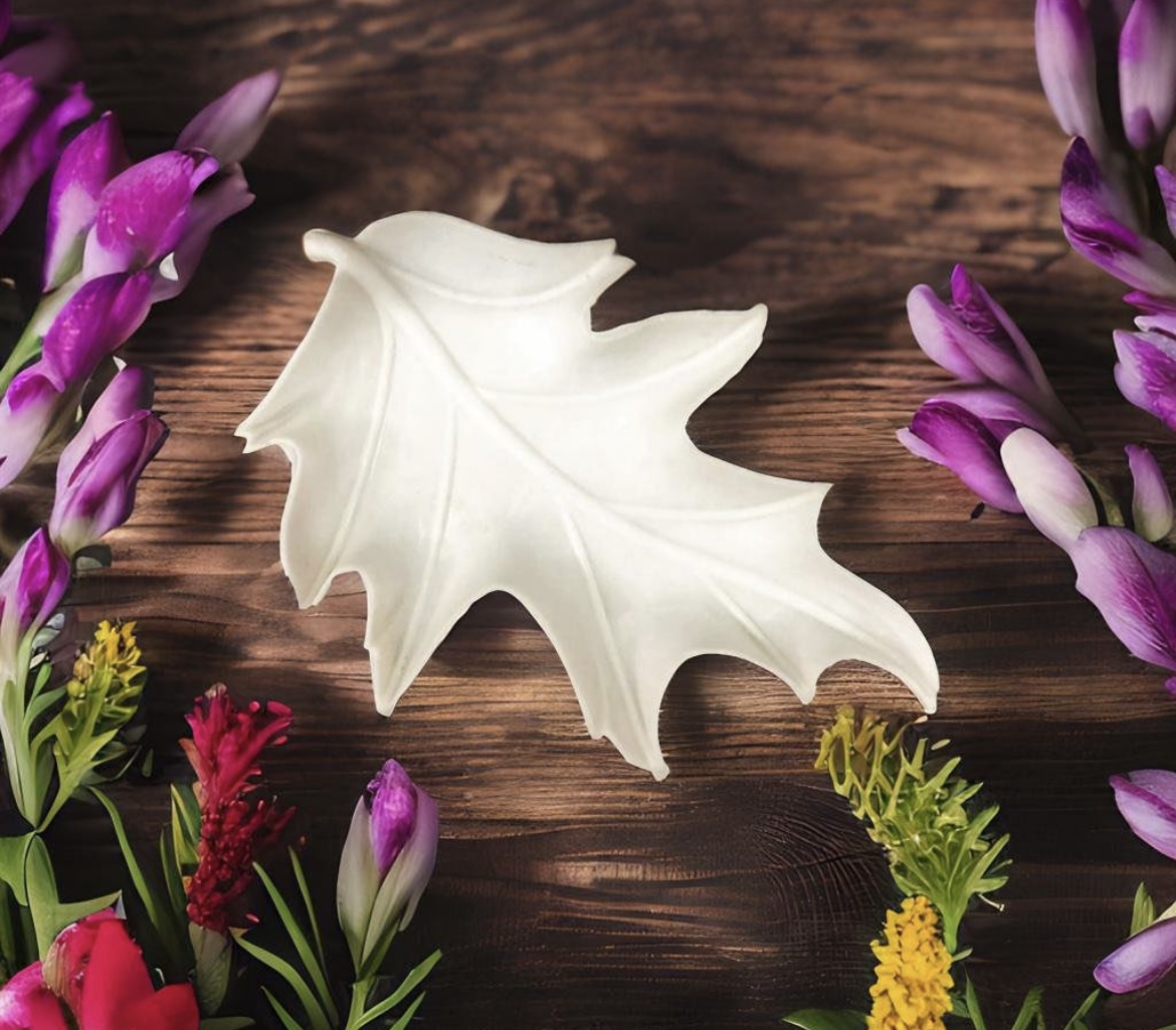 Leaf marble bowl