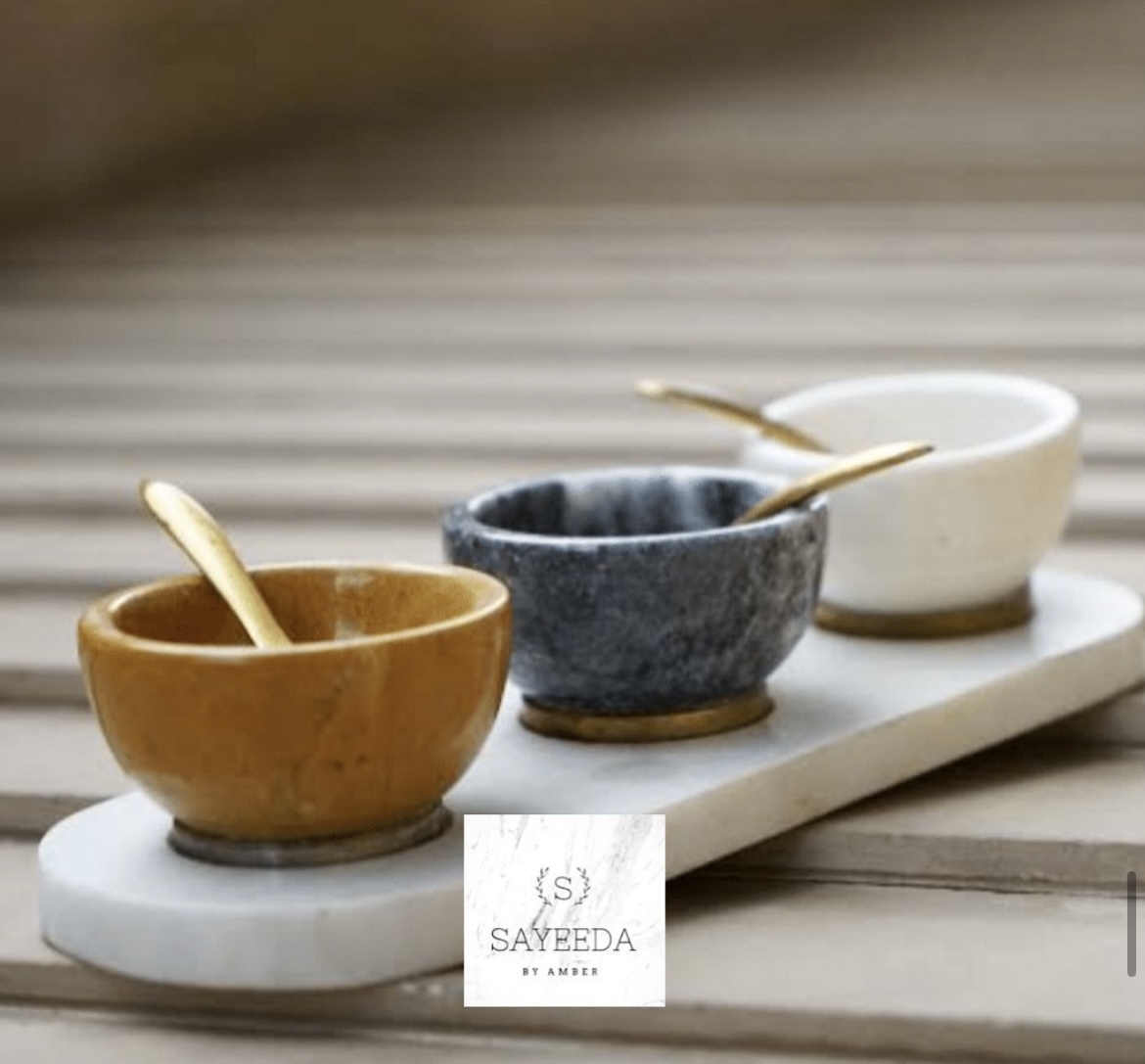 Tranquil Trio Condiment Set