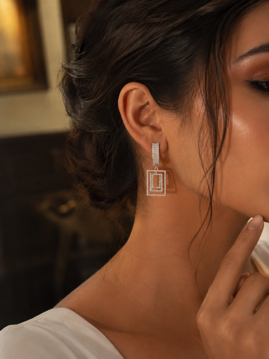 Luxe Prism Drop Earrings