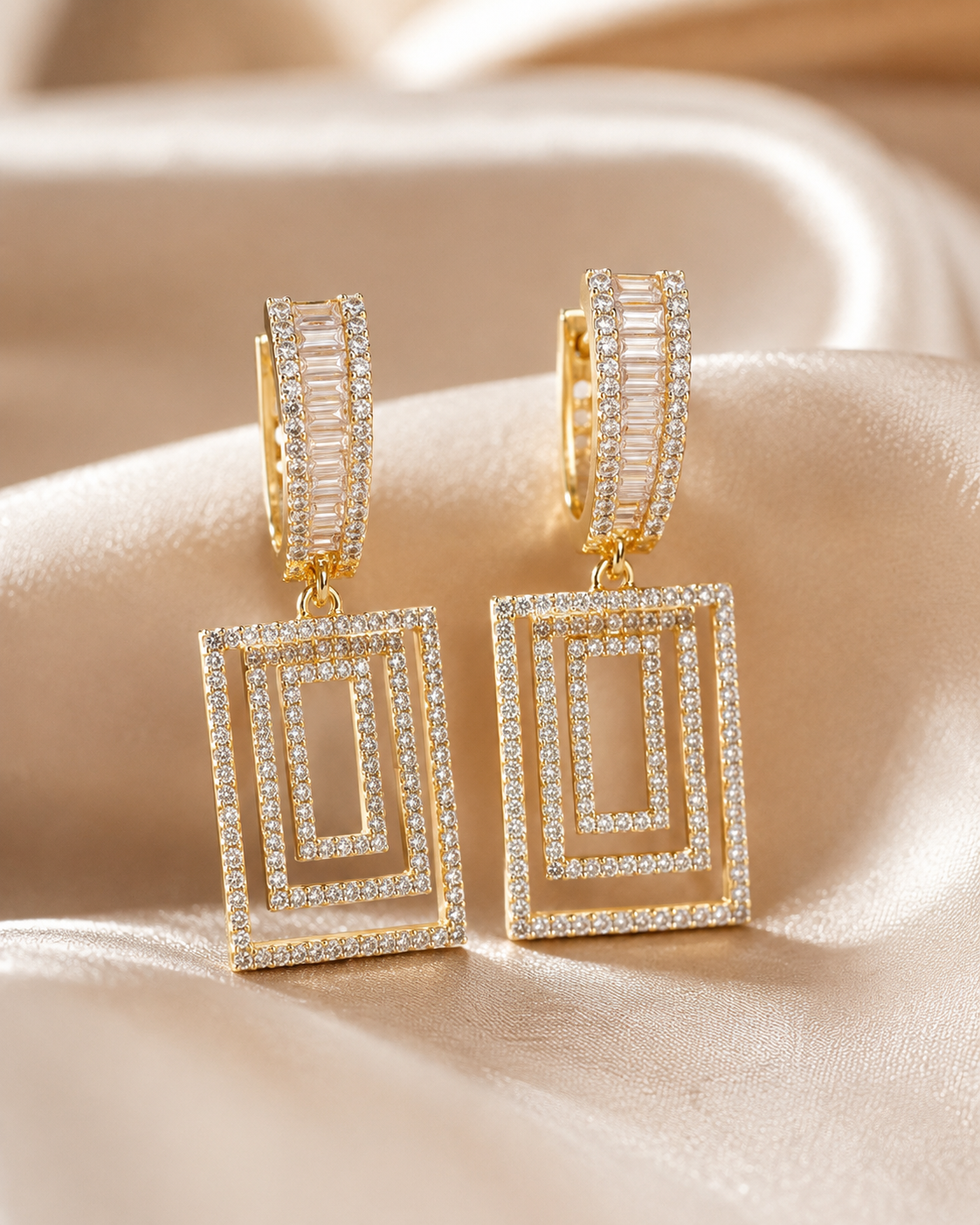 Luxe Prism Drop Earrings