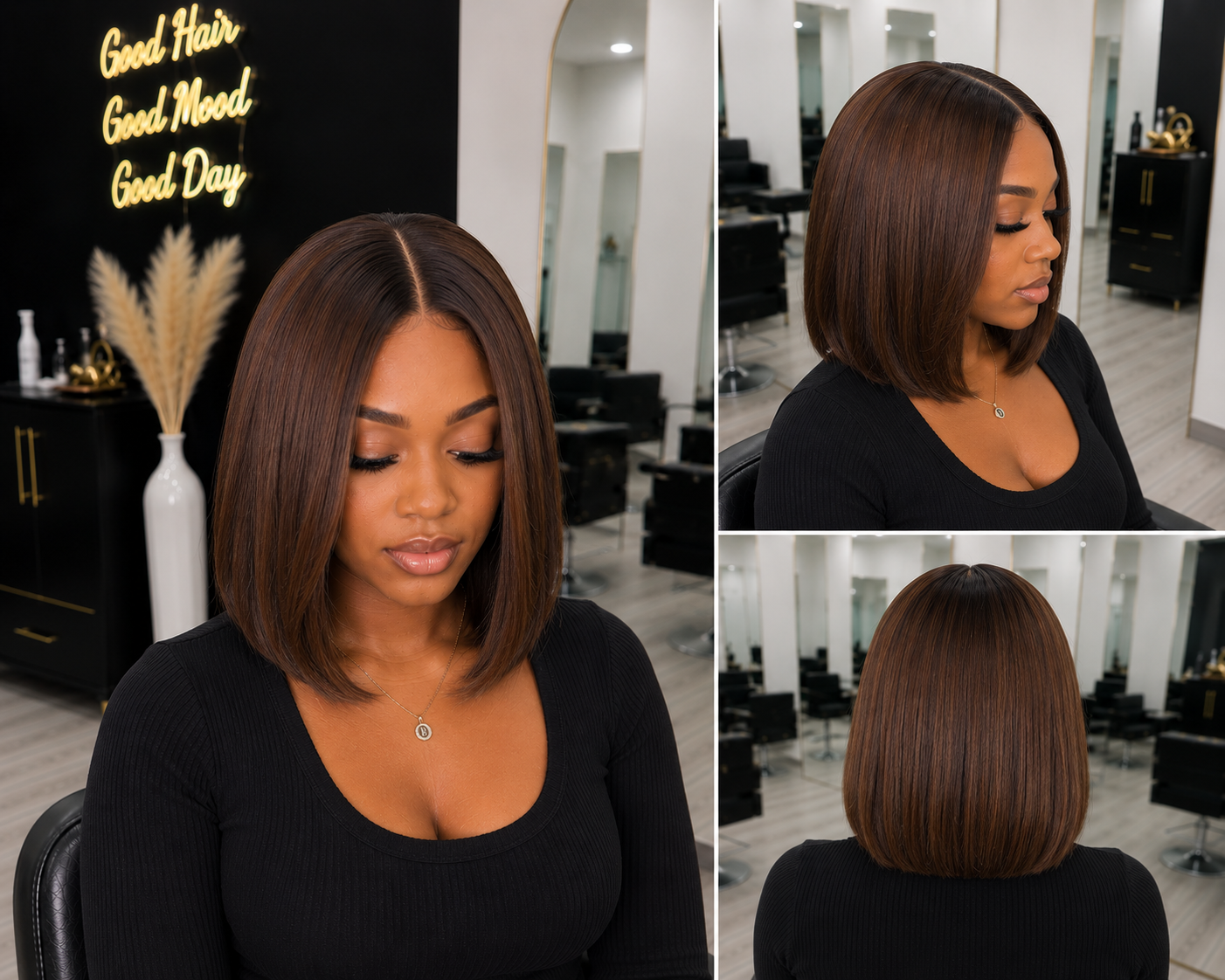 Sleek Straight Bob Wig