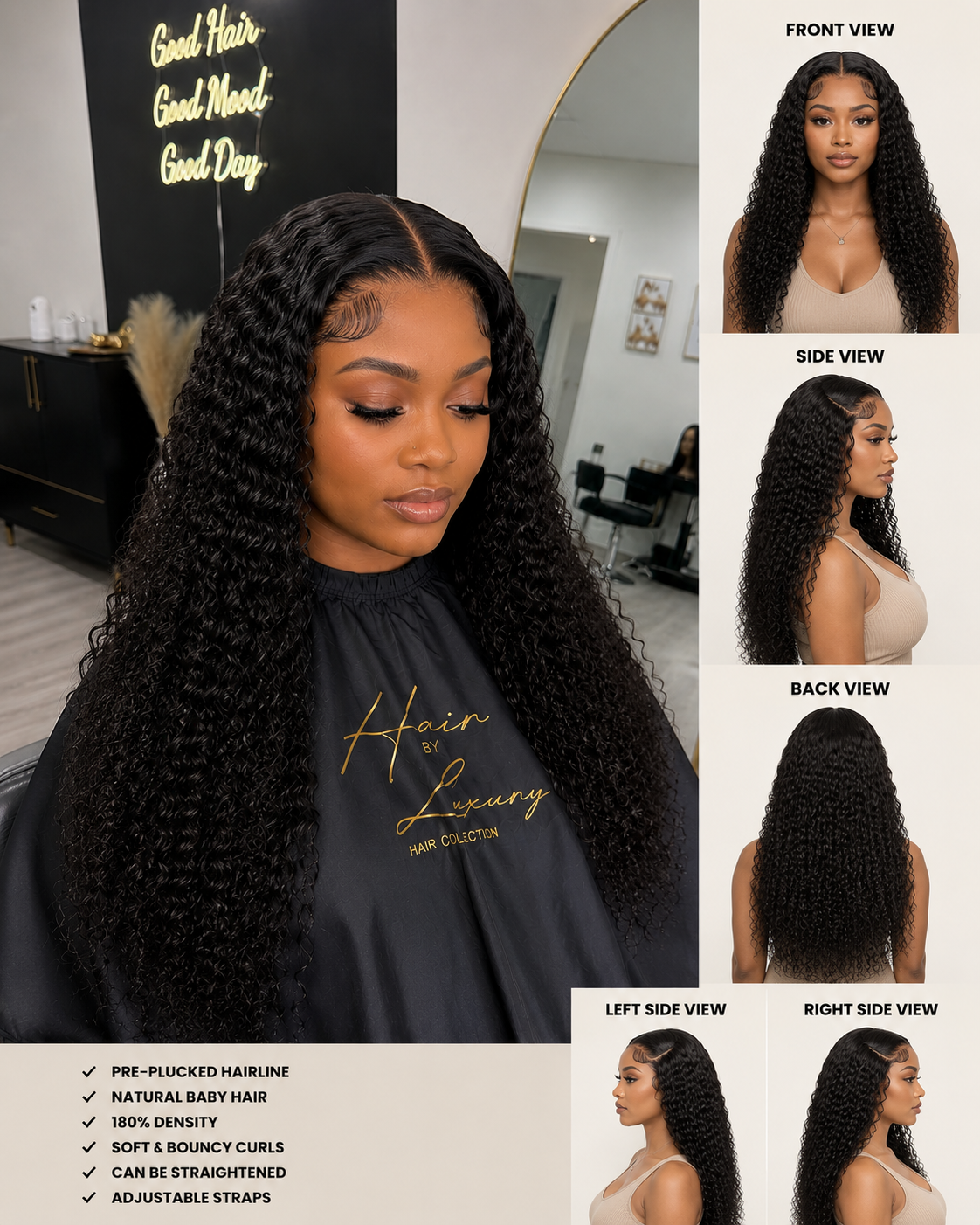 Luxury Curly Lace Wig