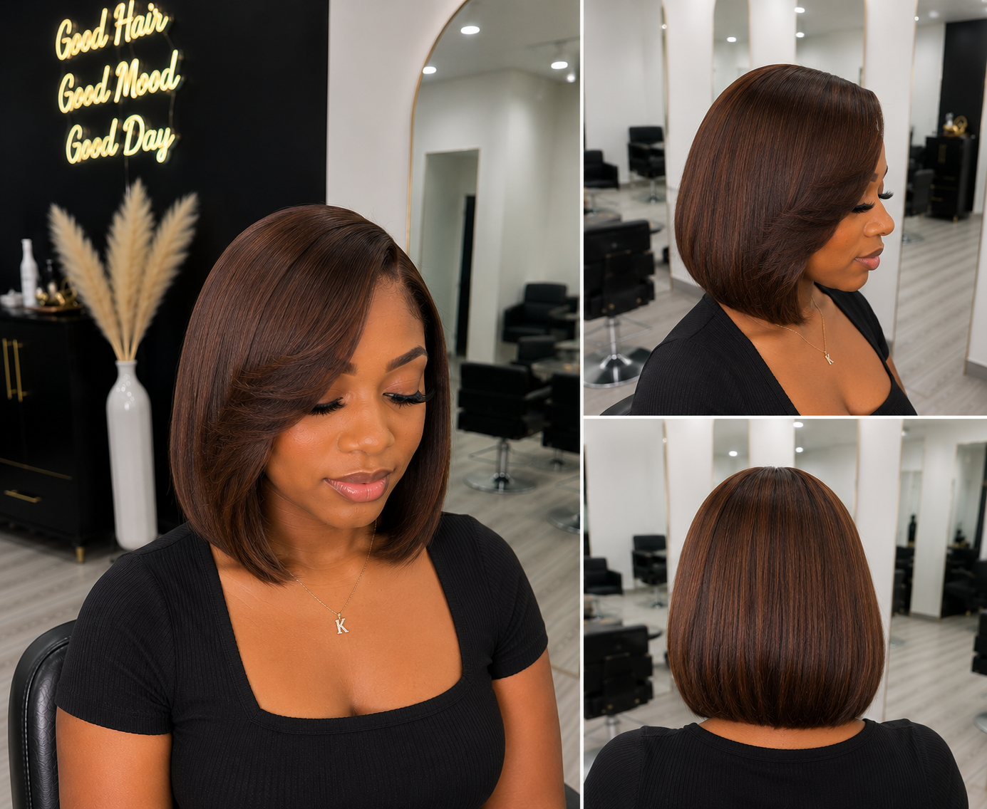 Sleek Straight Bob Wig