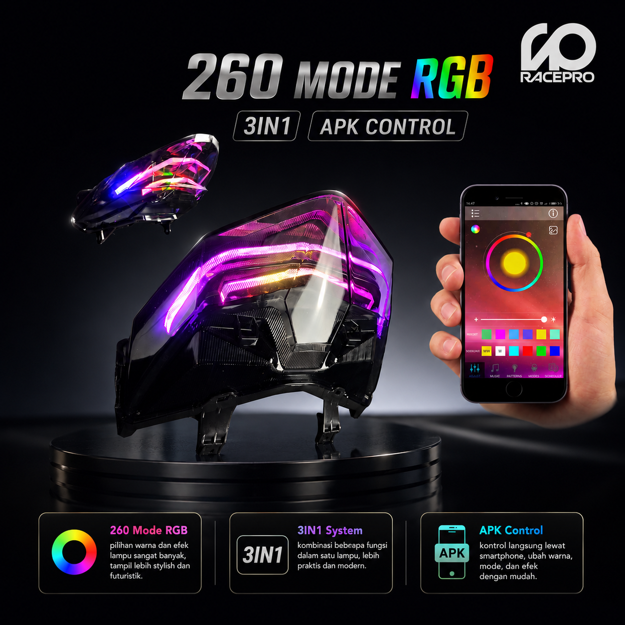 STOPLAMP RGB SLIMFRAME BEAT NEW 2026