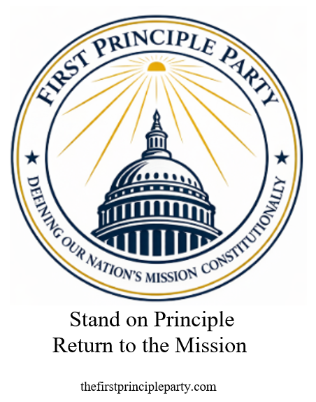 First Principle Party Emblem Poster