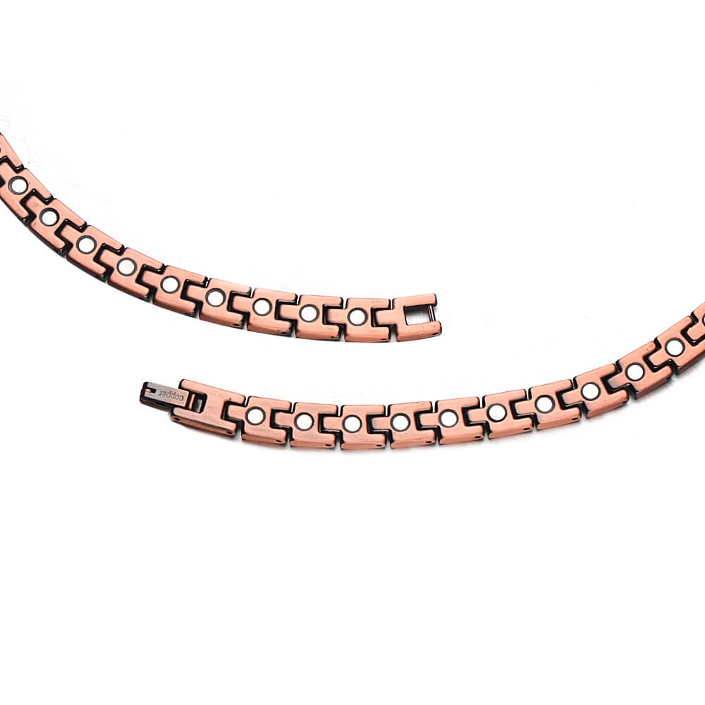 Copper Magnetic Link Necklace 