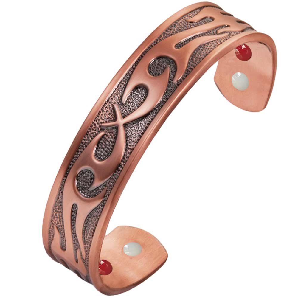 Samurai Warrior Copper Magnetic Bangle