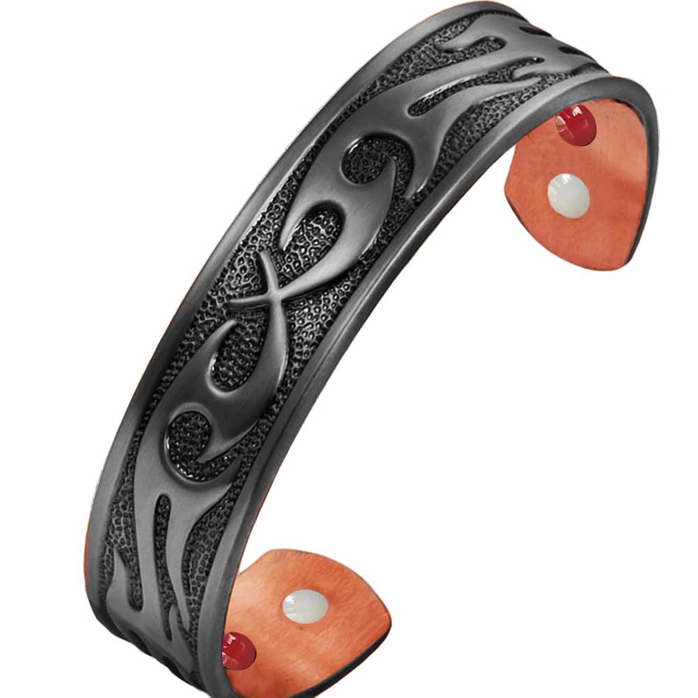 Samurai Warrior Copper Magnetic Bangle 