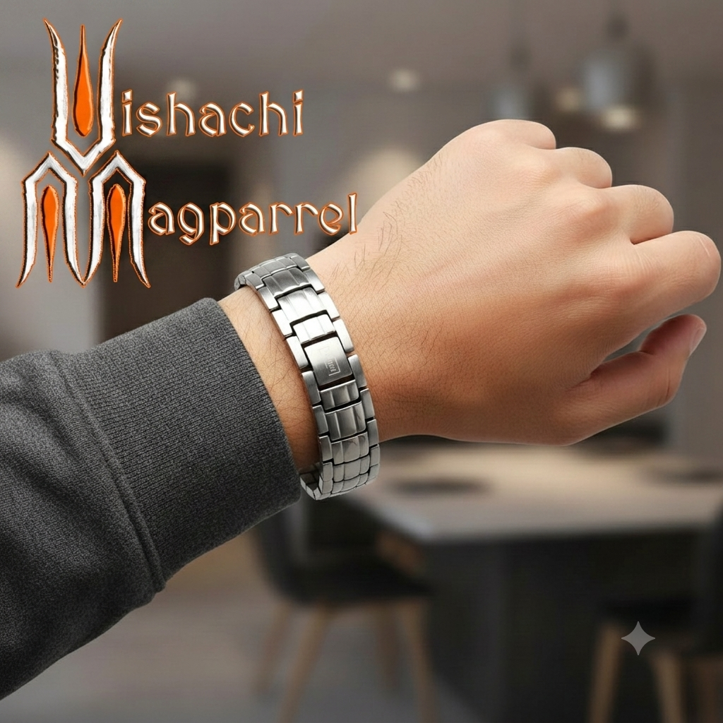 7 Elements Series Titanium Magnetic Braceclets