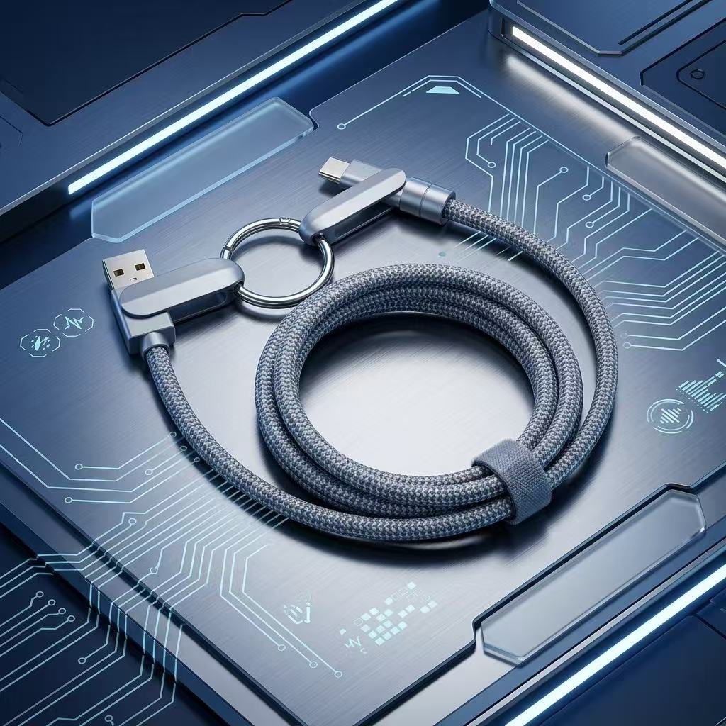 hands-free neck lanyard charging cable for phone 