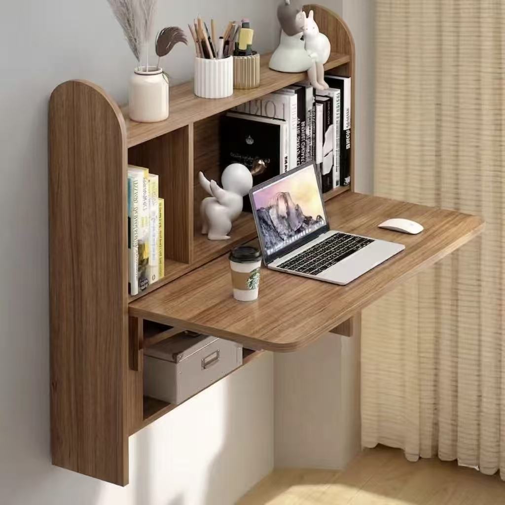 Wall Mounted Wooden Desk