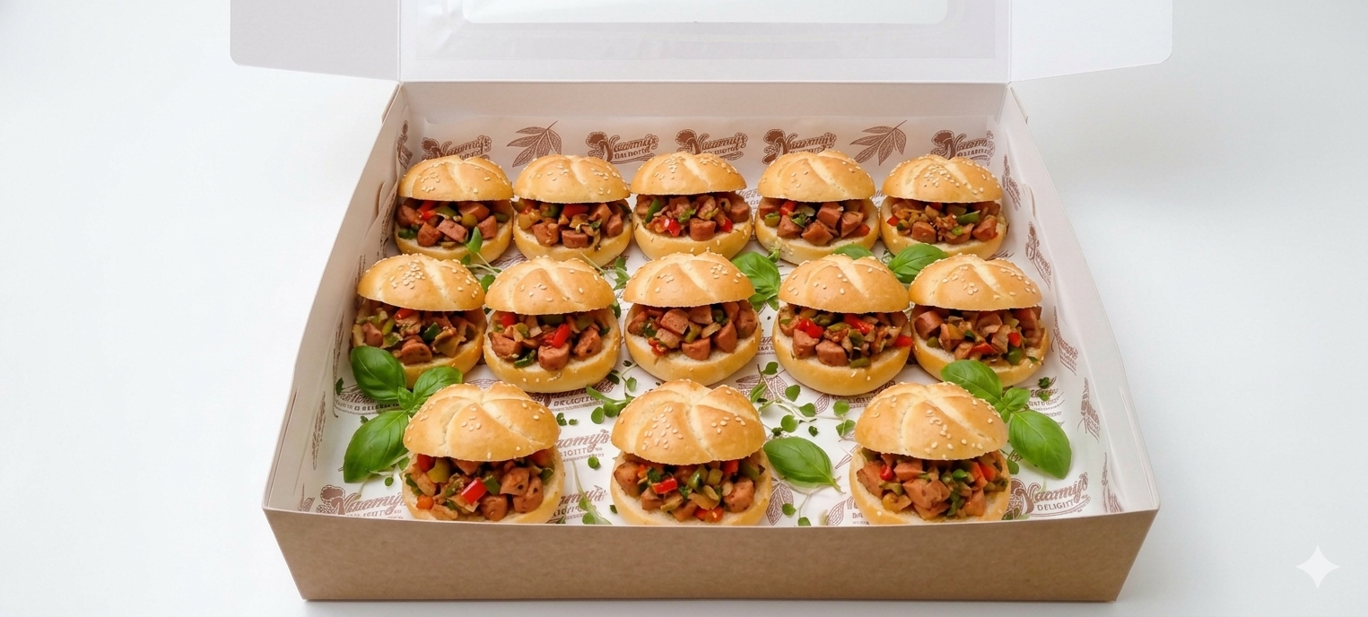 Hot Dog Mini Sandwich Box 