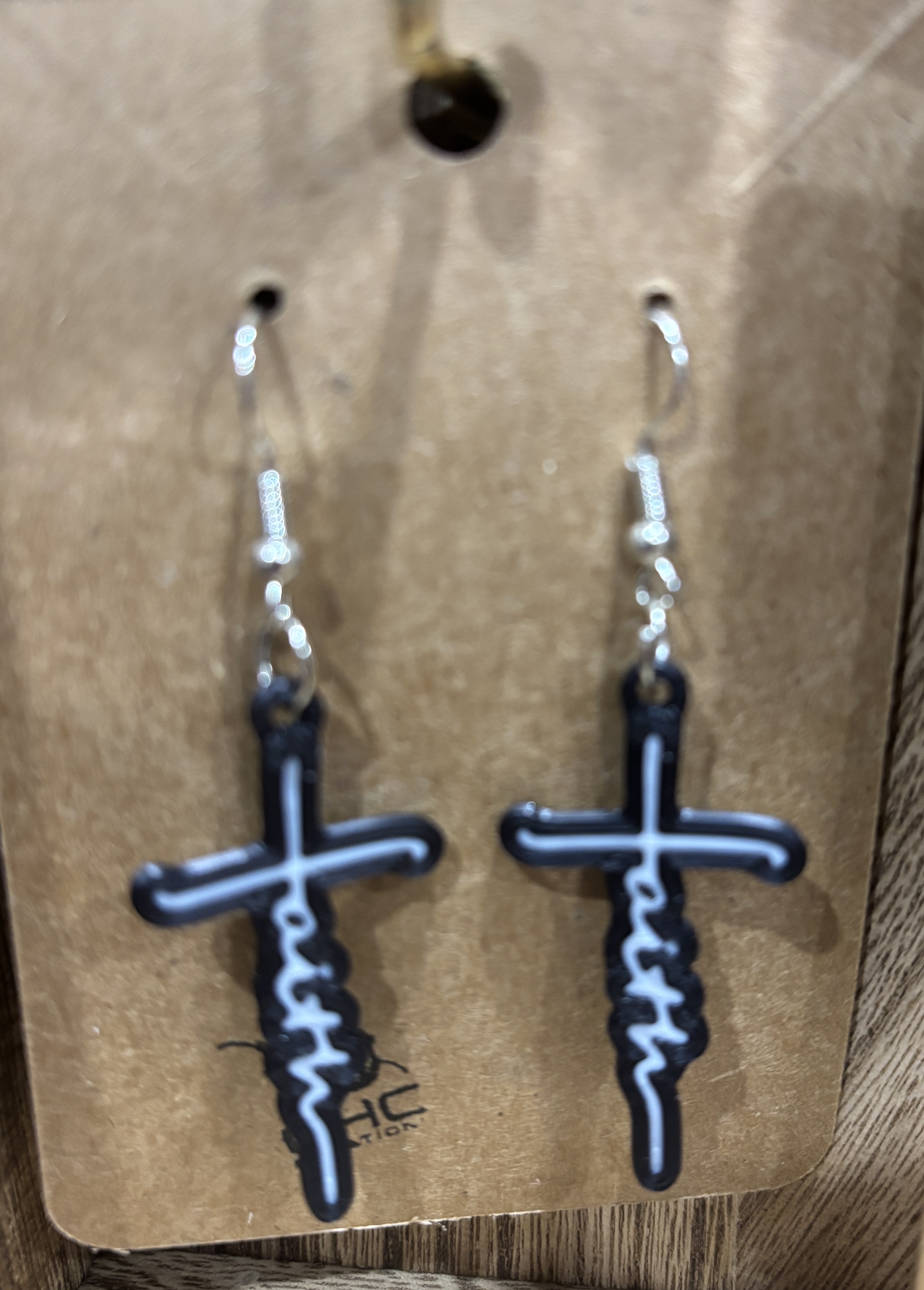 Faith Cross Earrings