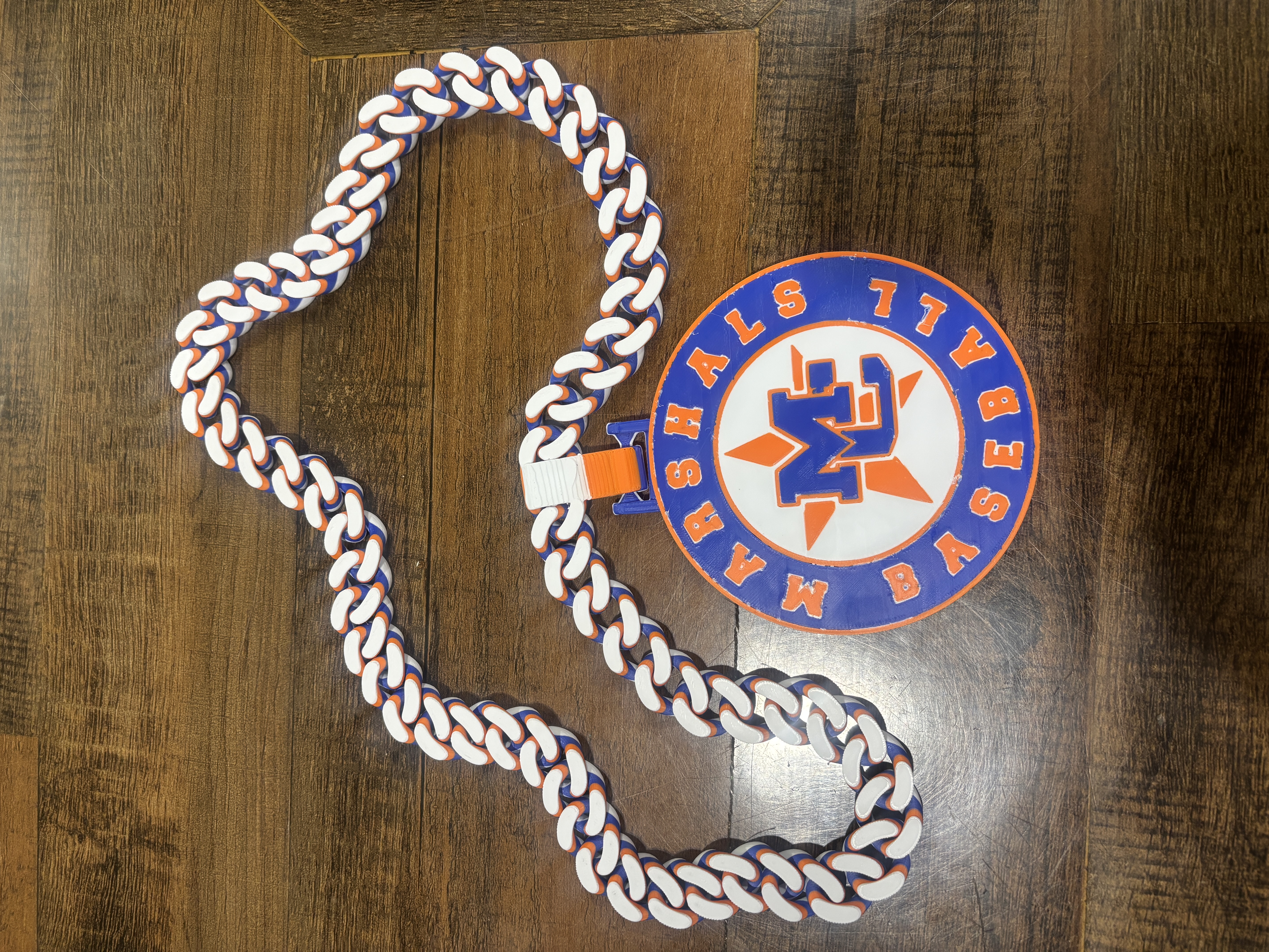Marshals Baseball Sports Chain Necklace