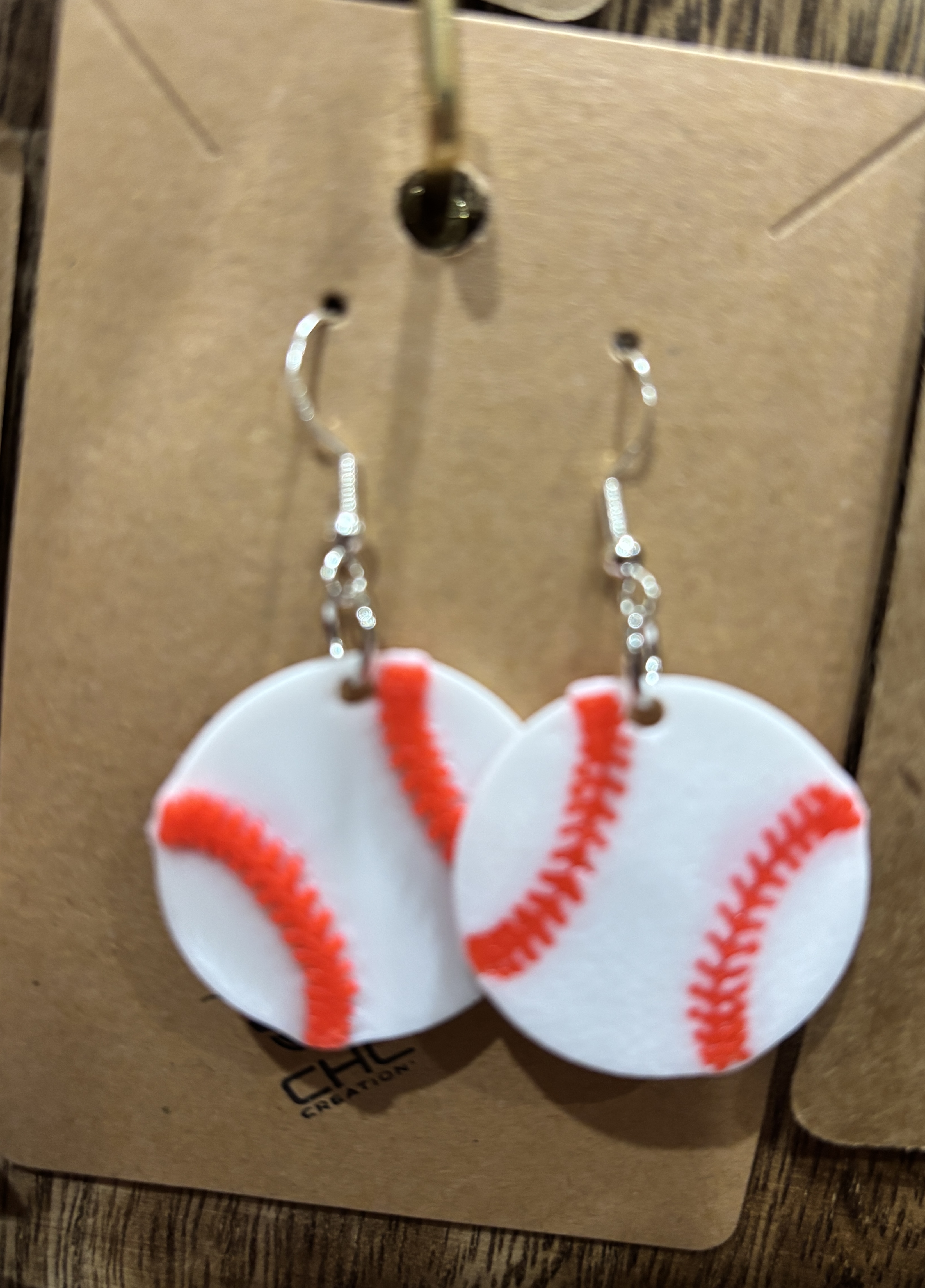 Baseball Earrings