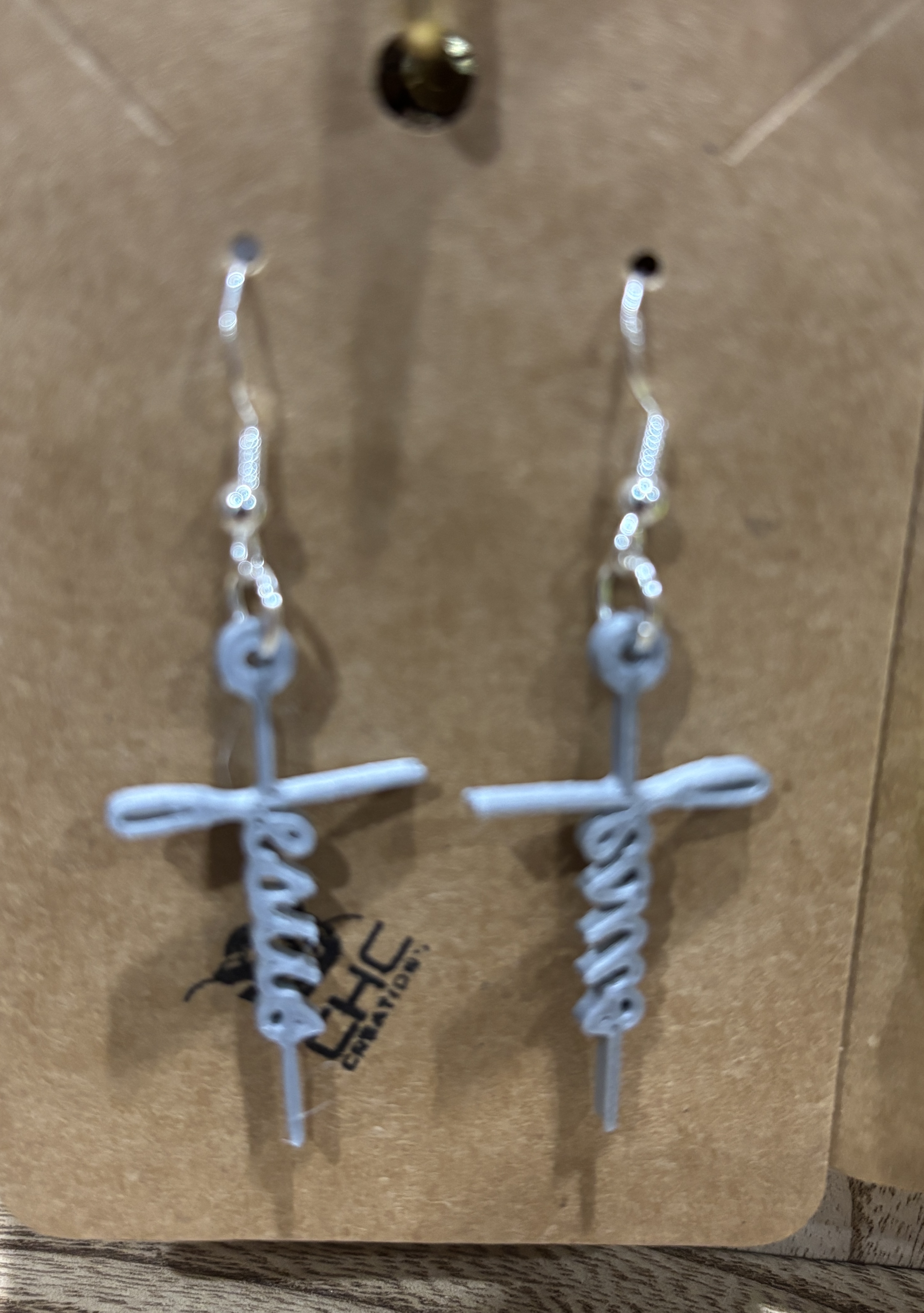 Jesus Cross Earrings