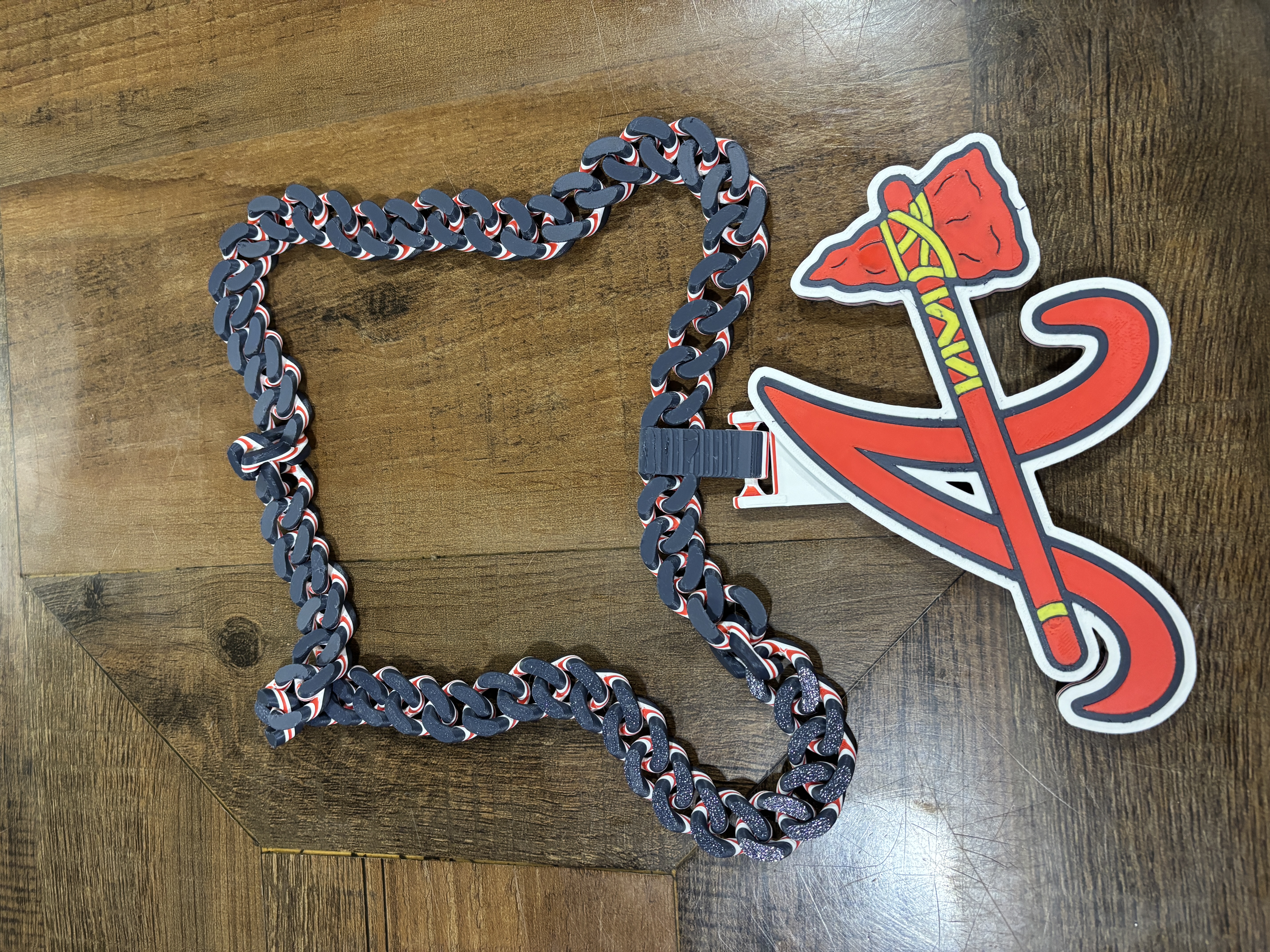 Atlanta Braves Chain Necklace