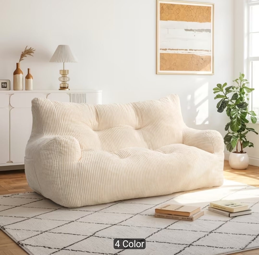 Plush Corduroy Sofa