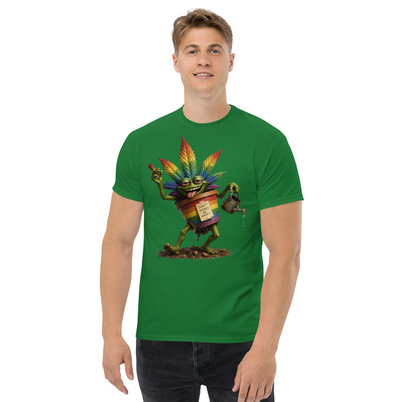 Unisex classic tee Canna Culture Pride Plant Be Happy