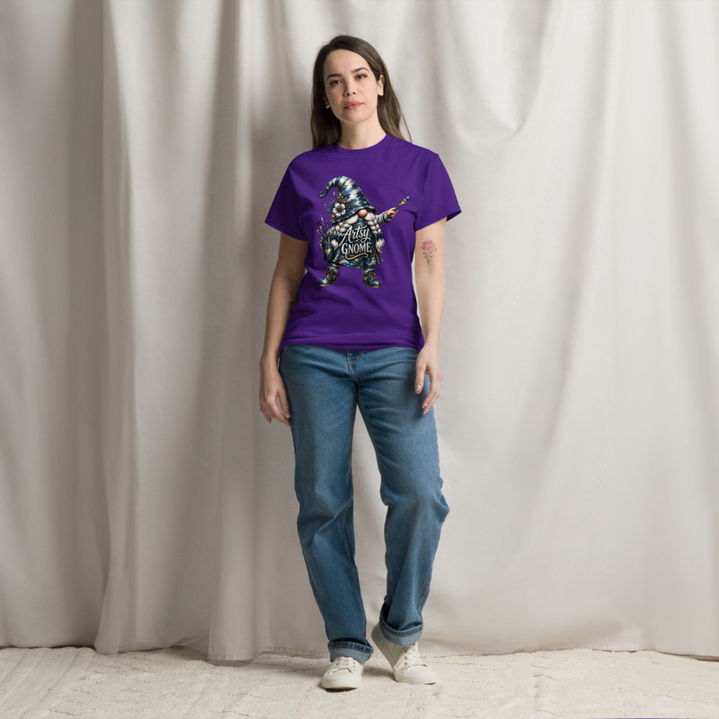 Unisex classic tee Gnome Artsy from Artsy & Fartsy