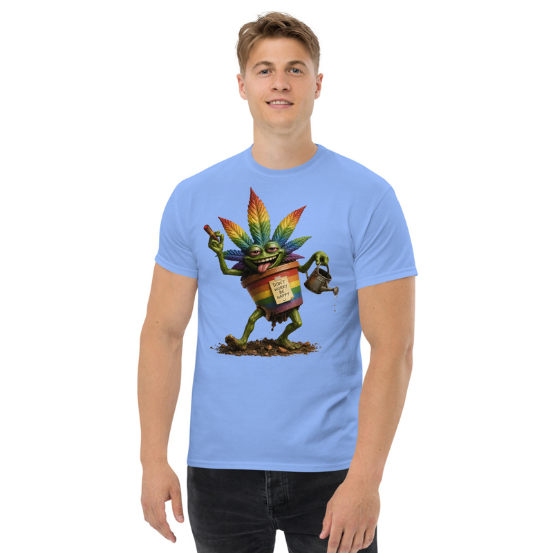 Unisex classic tee Canna Culture Pride Plant Be Happy