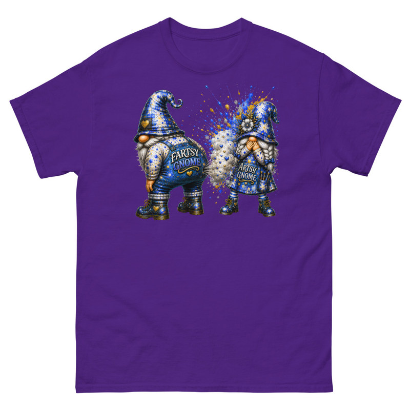 Unisex classic tee Gnome Fartsy sharts on Artsy