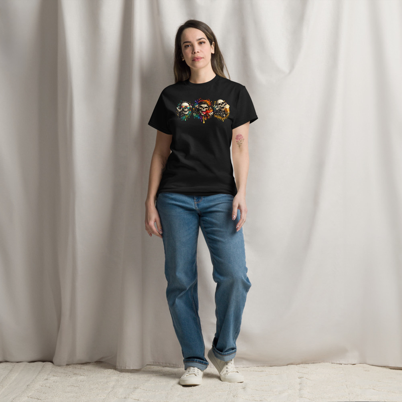 Unisex classic tee Skeleton Trio