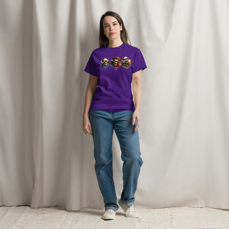 Unisex classic tee Skeleton Trio