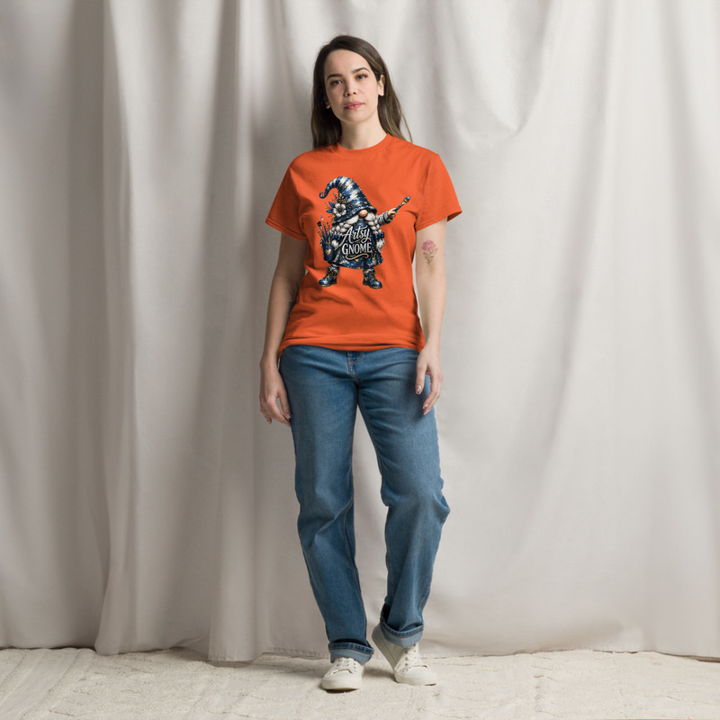 Unisex classic tee Gnome Artsy from Artsy & Fartsy
