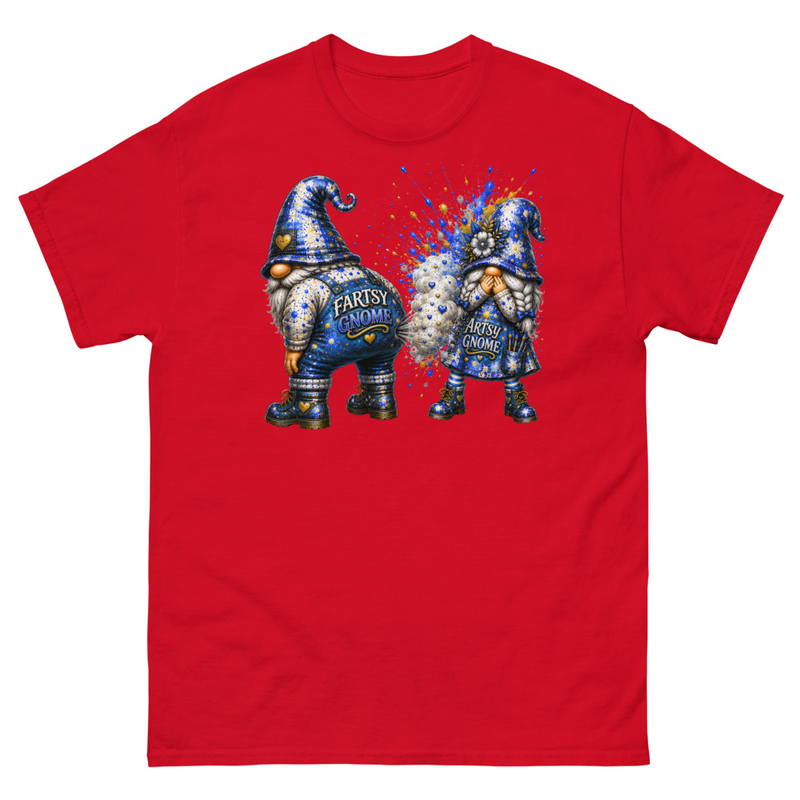 Unisex classic tee Gnome Fartsy sharts on Artsy