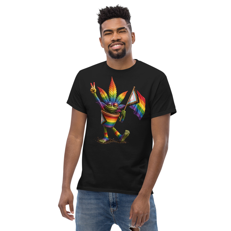 Unisex classic tee Canna Culture Pride Plant Peace